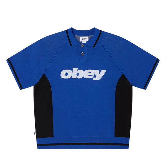Obey Polo Sport Sweater blue multi