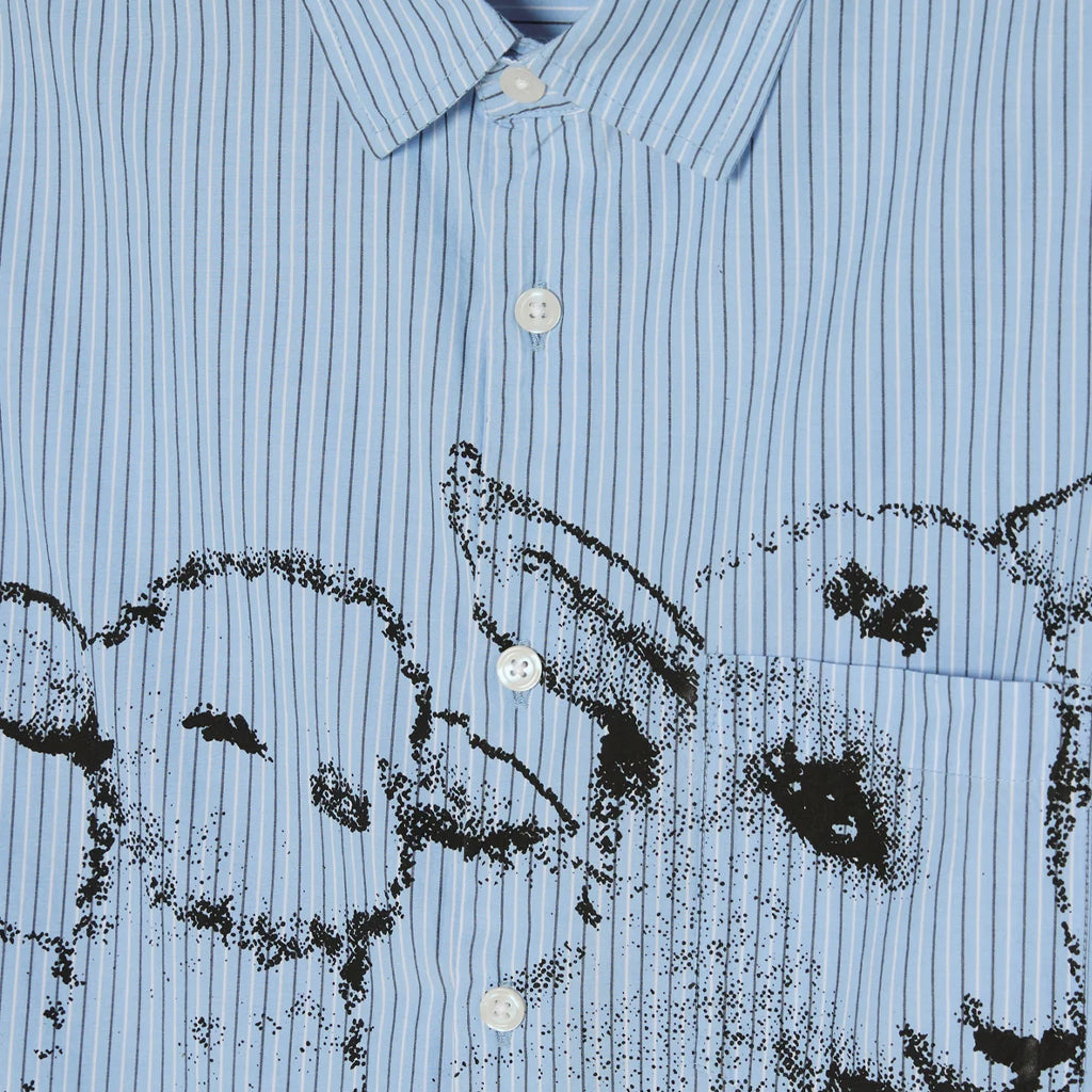 Obey Shirt "Billy Woven" light blue multi