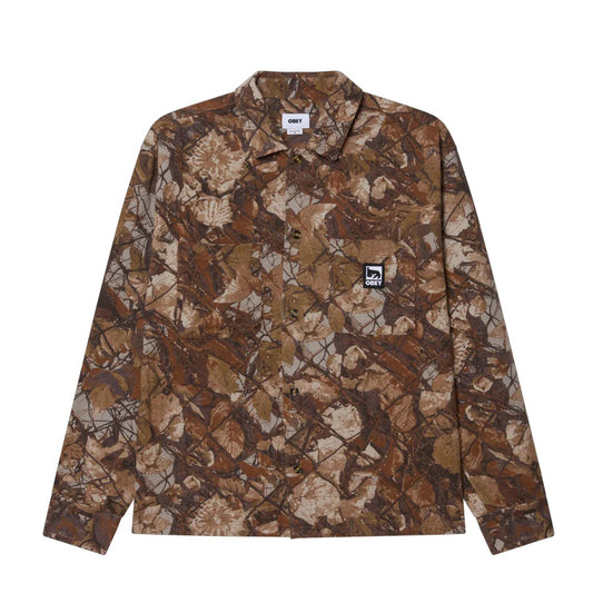 Obey Shirt "Fence" camo multi