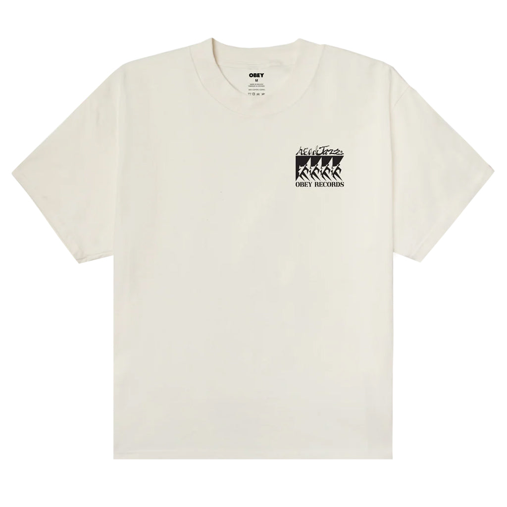 Obey T-Shirt "Come Together" vintage white
