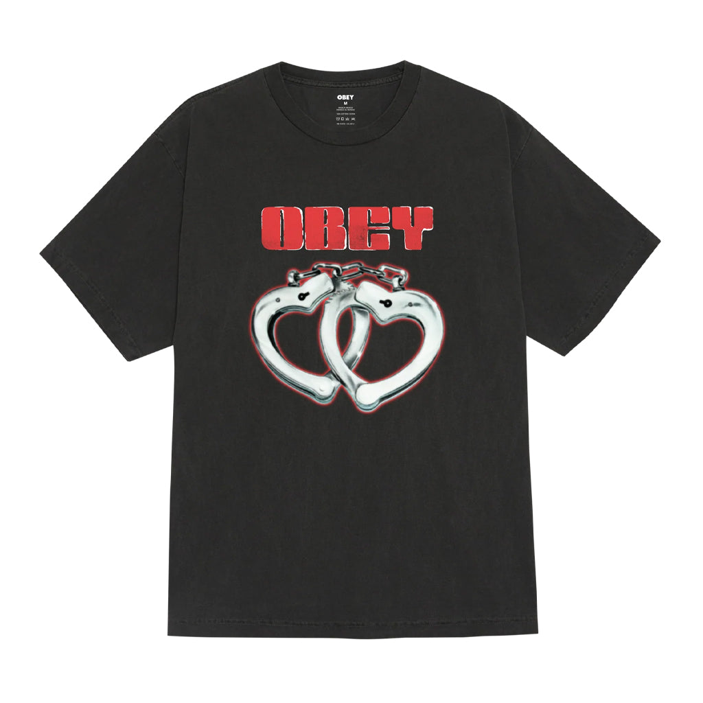 Obey - T-Shirt - Cuffs - pigment dusty black