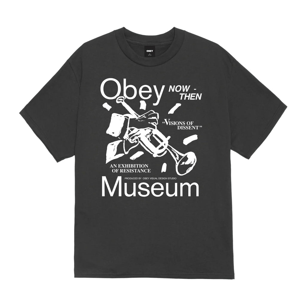 Obey T-Shirt "Obey Museum" vintage black