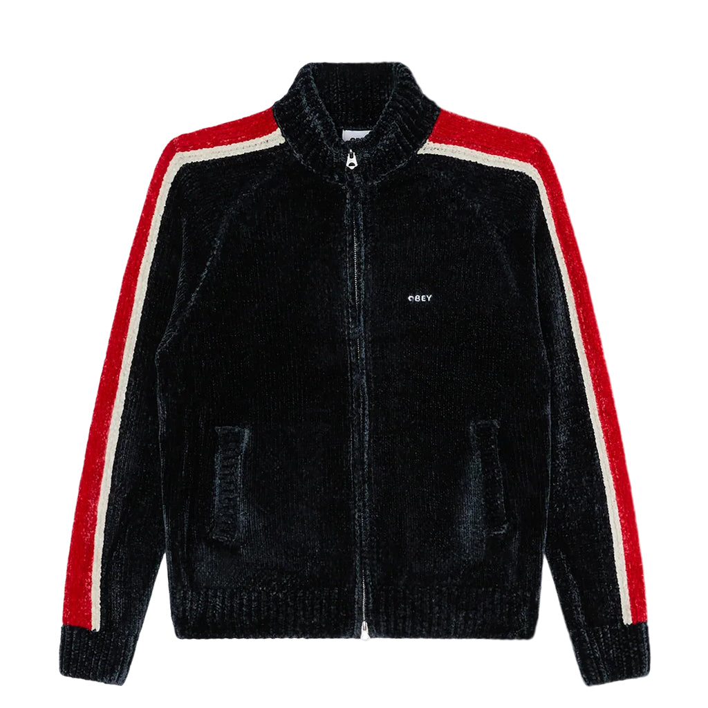 Obey Zip Up Sweater "Varen" navy multi