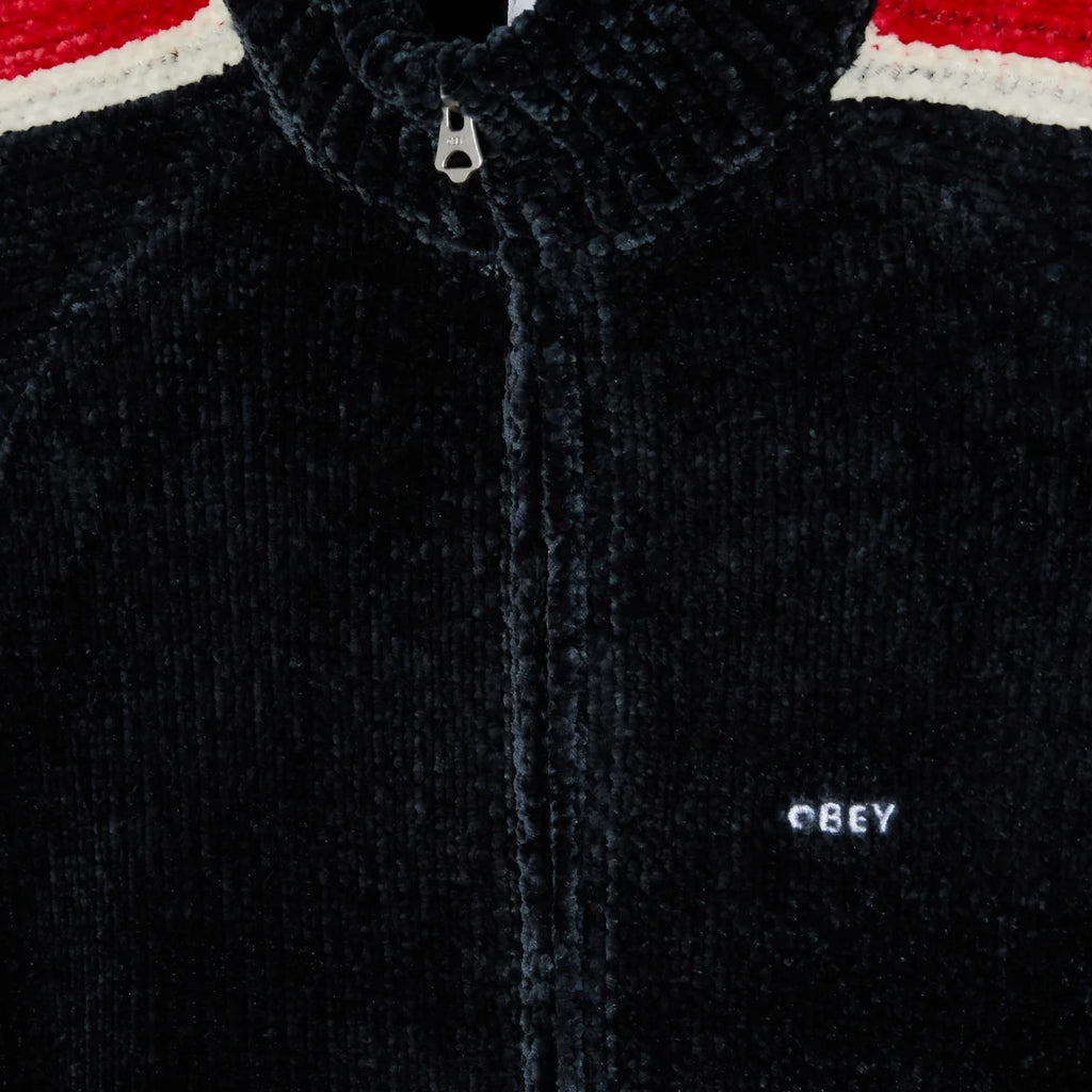Obey Zip Up Sweater "Varen" navy multi