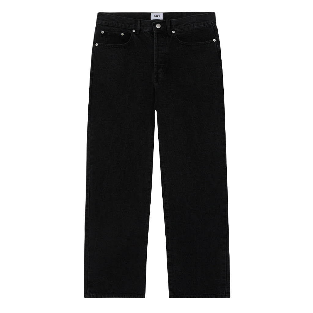 Obey - Pant - Classic Baggy Denim - washed black