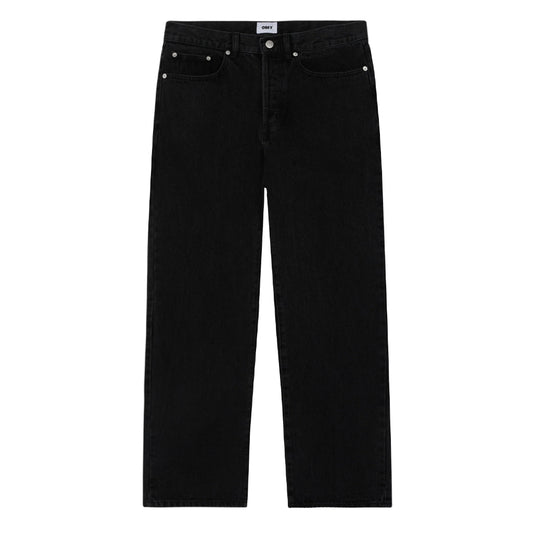 Obey - Pant - Classic Baggy Denim - washed black