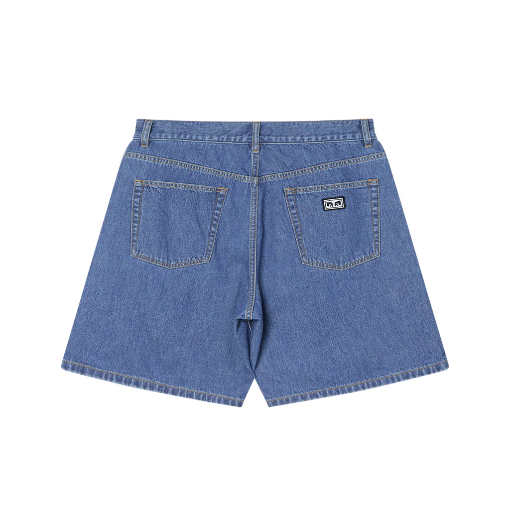 Obey Denim Short "Emerson" salty blue stone wash