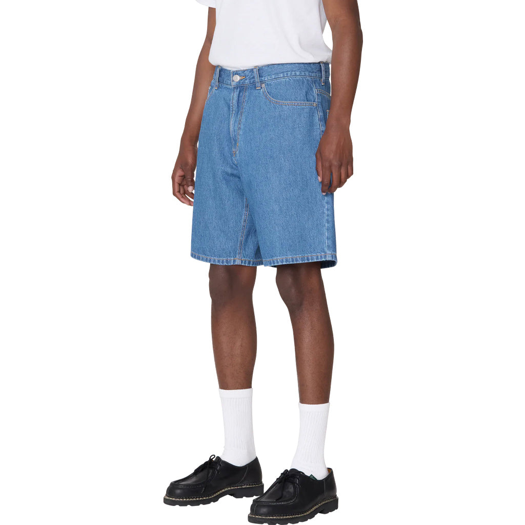 Obey Denim Short "Emerson" salty blue stone wash