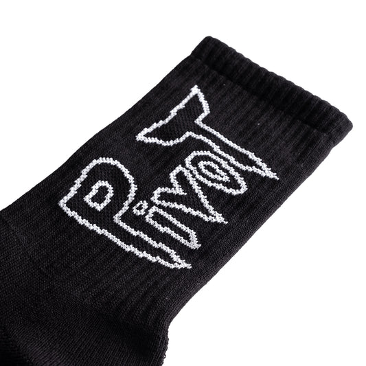 Pivot Skateshop Scary Logo socks black