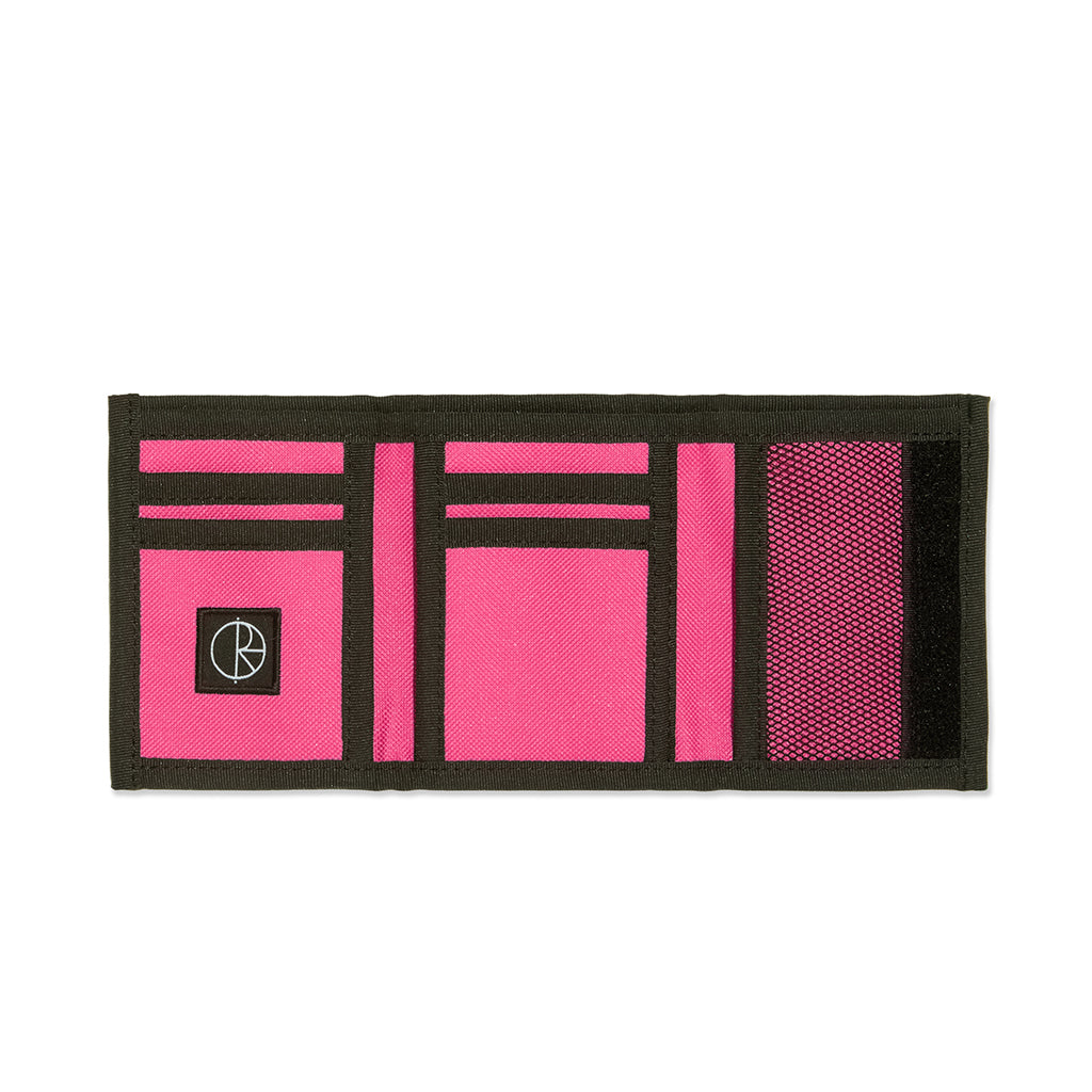 Polar Key Wallet "Script Logo" black/pink