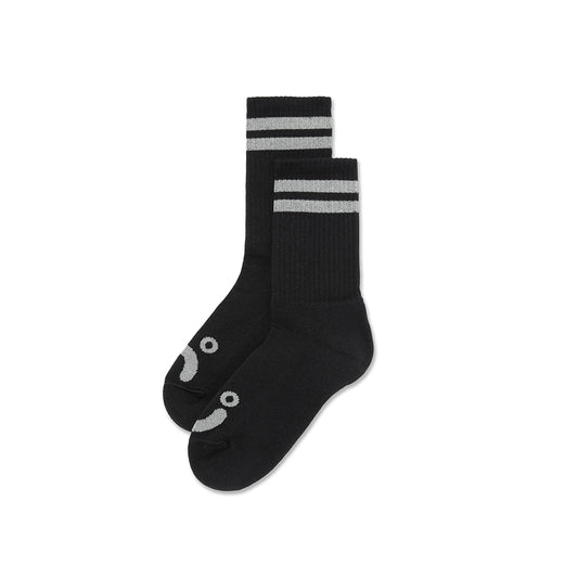 Polar "Happy Sad" Socks black/heather grey