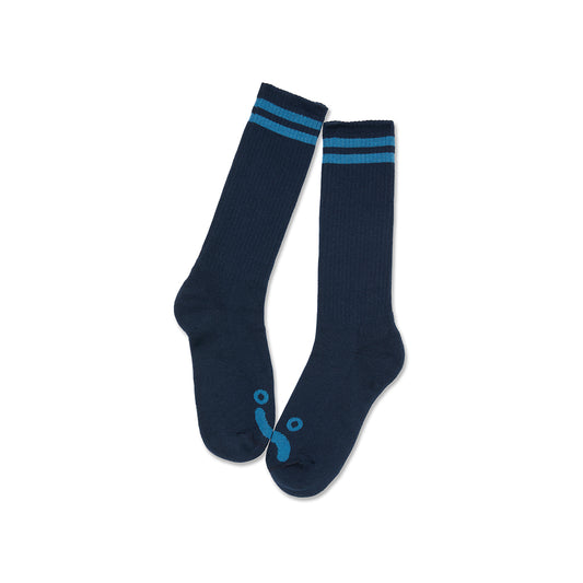 Polar Socks - Happy Sad long version - dark blue/blue