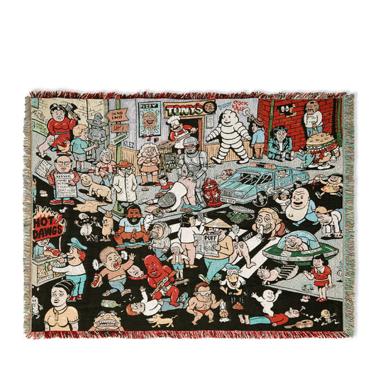 Polar Blanket "Street Corner" Throw - multi