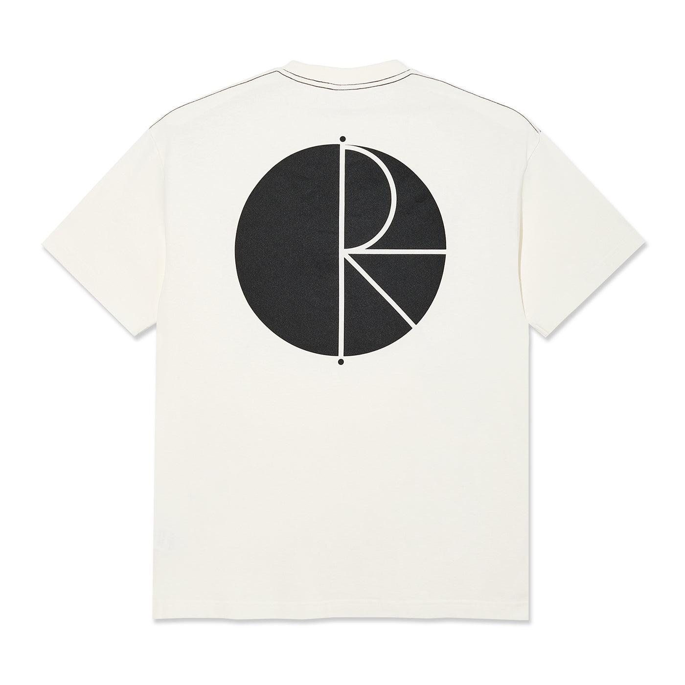 Polar T-Shirt "Contrast" Fill Logo ivory/black