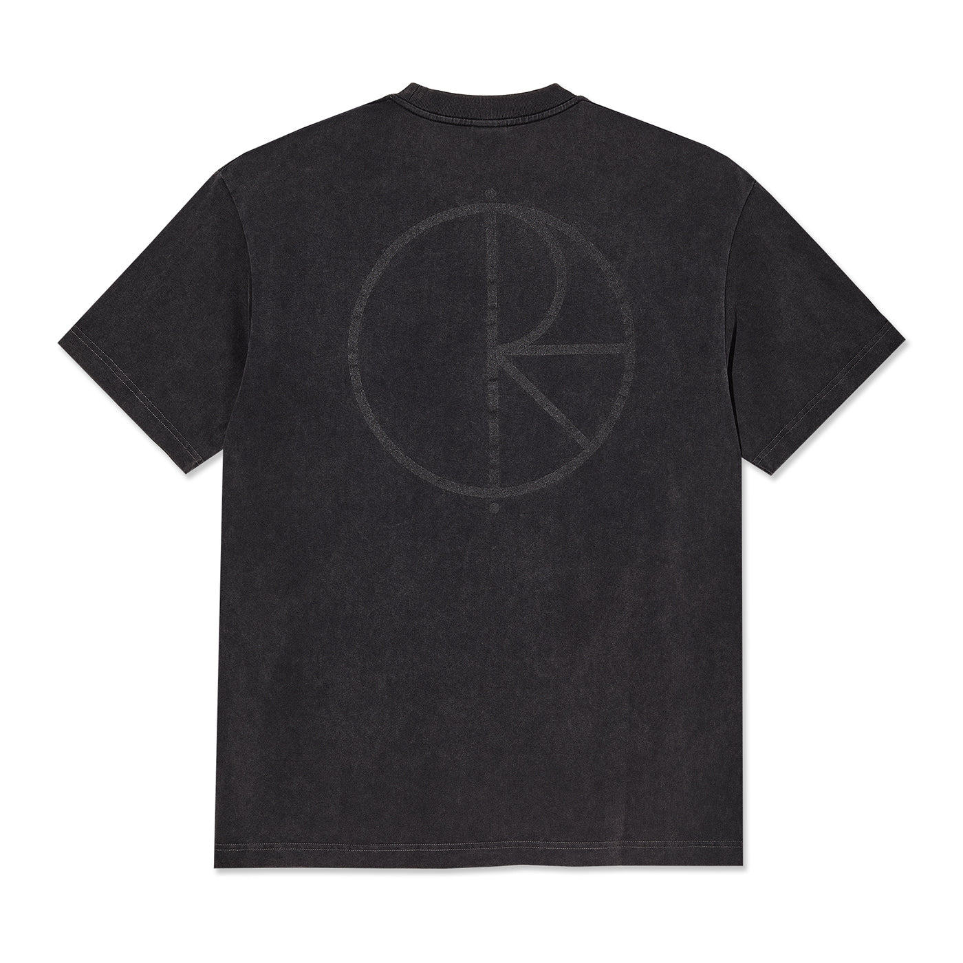 Polar T-Shirt "Contrast" Stroke Logo silver black/black