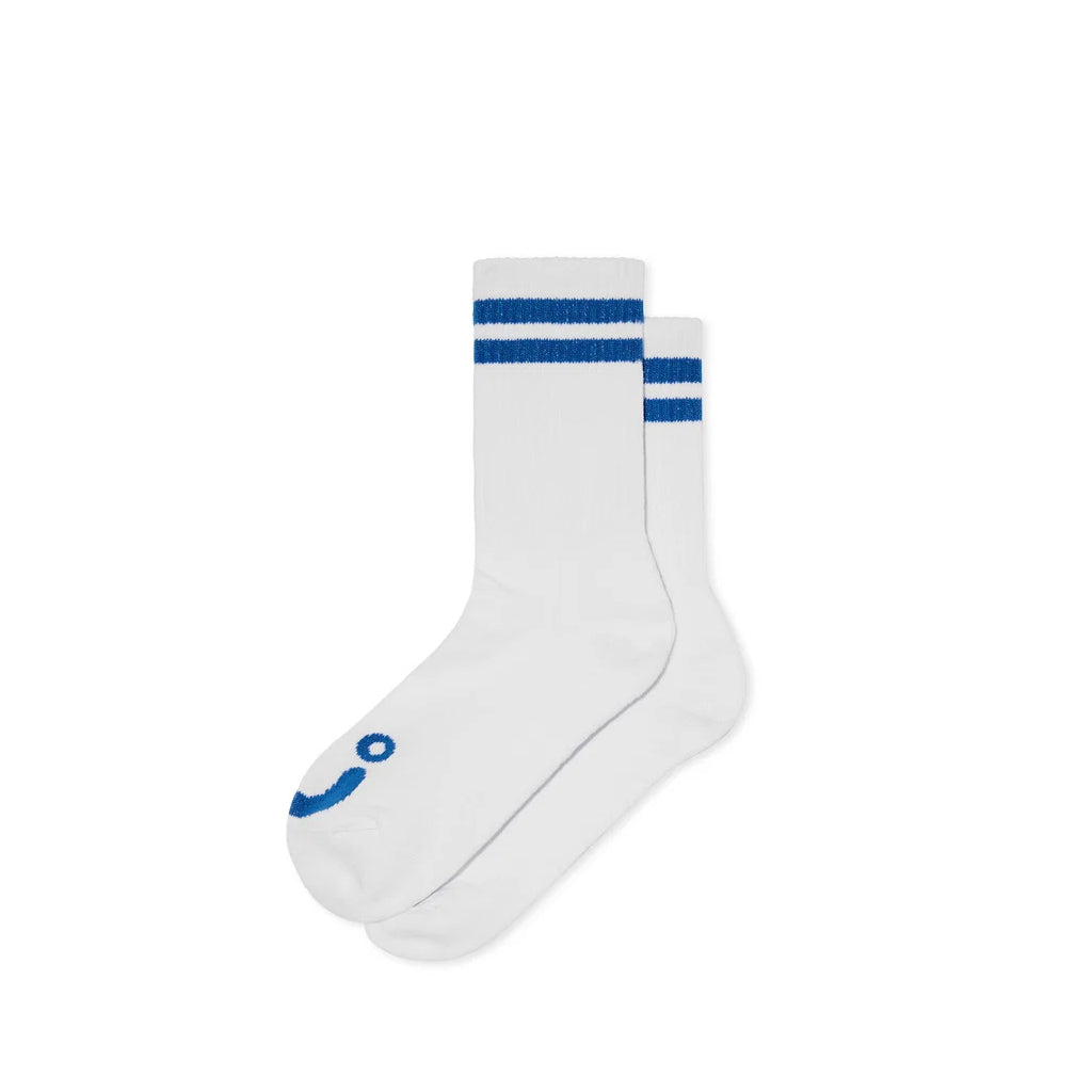 Polar Socks - Happy Sad - white/blue