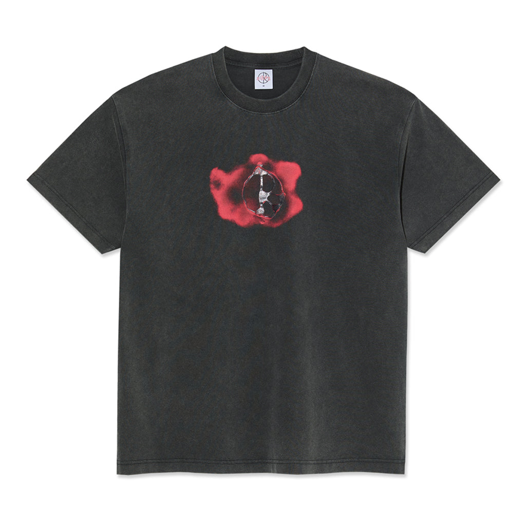 Polar - T-Shirt - Metal Logo - silver/black