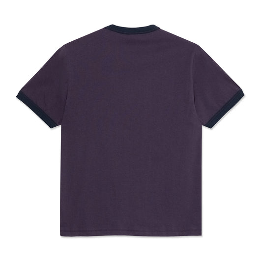 Polar - T-Shirt - Ringer - dark violet/navy