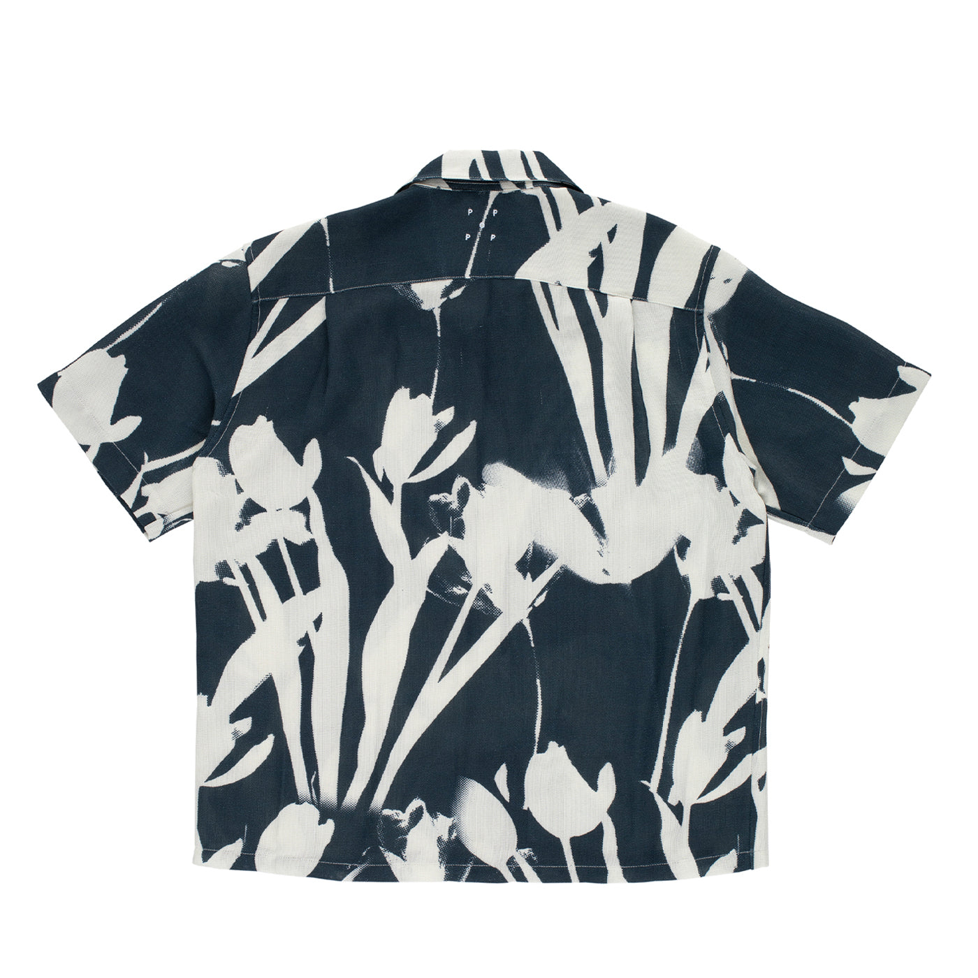 Pop Trading Co. "Tulip" Shortsleeve Shirt navy