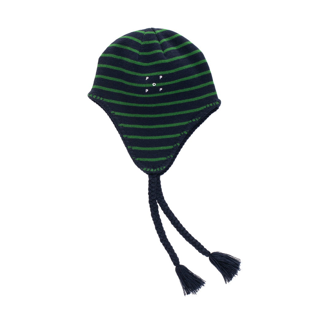 Pop Trading "Reversible Ear Flap" Beanie navy/juniper