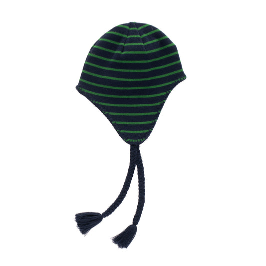 Pop Trading "Reversible Ear Flap" Beanie navy/juniper