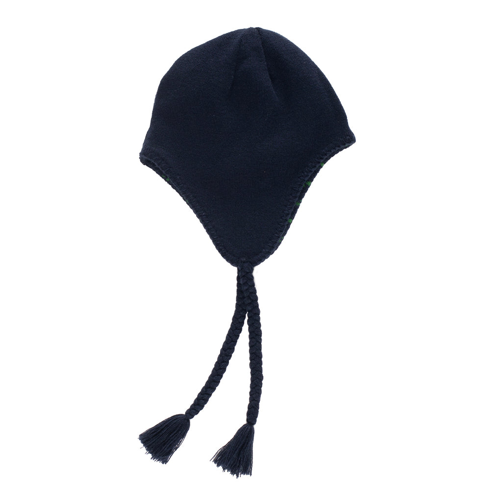 Pop Trading "Reversible Ear Flap" Beanie navy/juniper