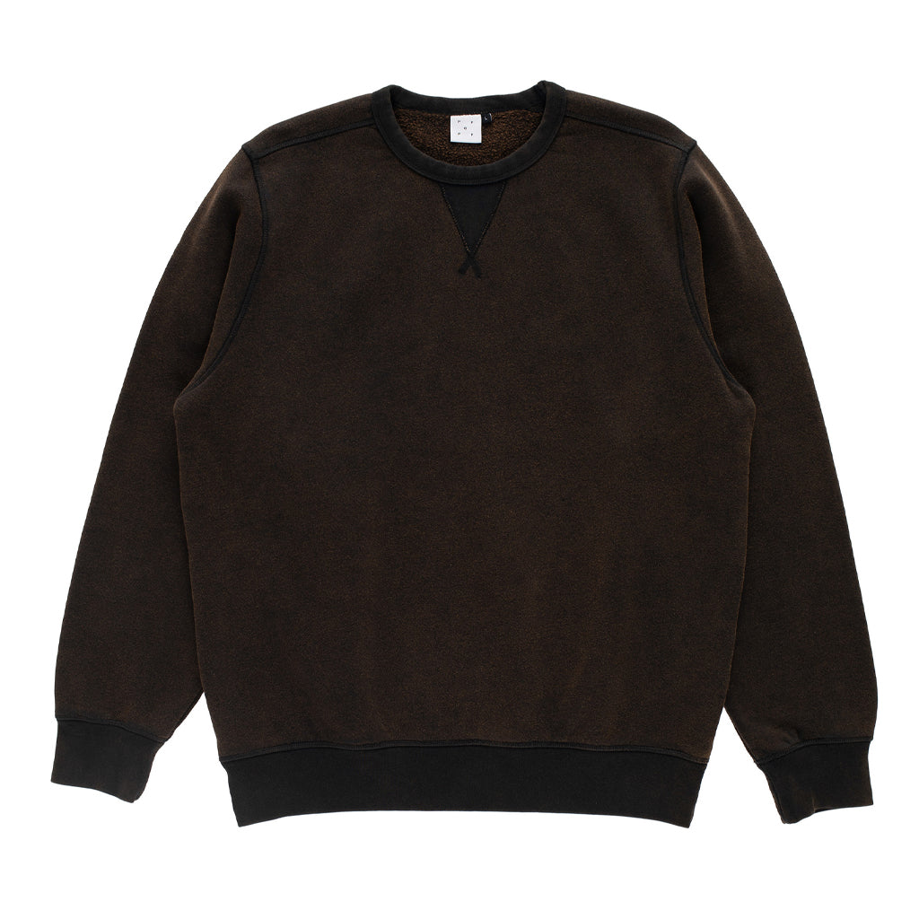 Pop Trading Crewneck Sweater "Fish Eye" washed black