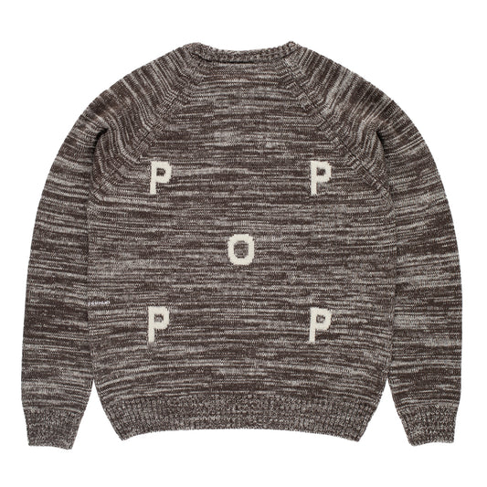 Pop Trading "Logo Crewneck" delicioso/off white