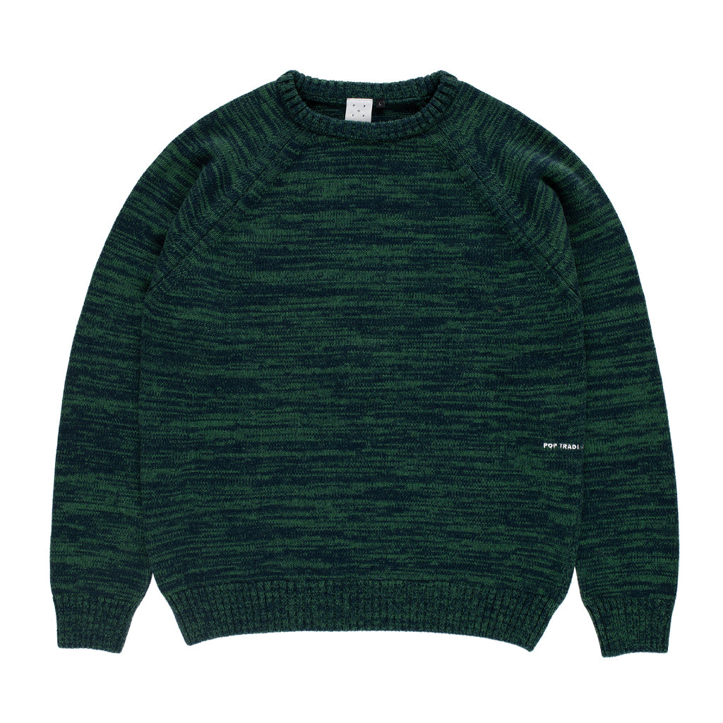 Pop Trading "Logo Crewneck" navy/juniper