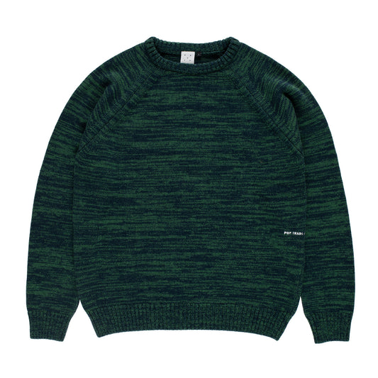 Pop Trading "Logo Crewneck" navy/juniper