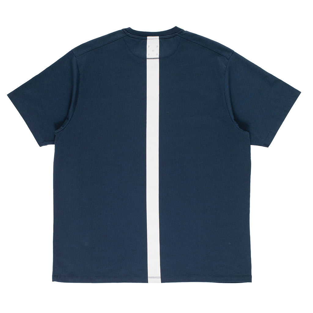 Pop_Trading-Company_T-Shirt_Backstripe_navy_back