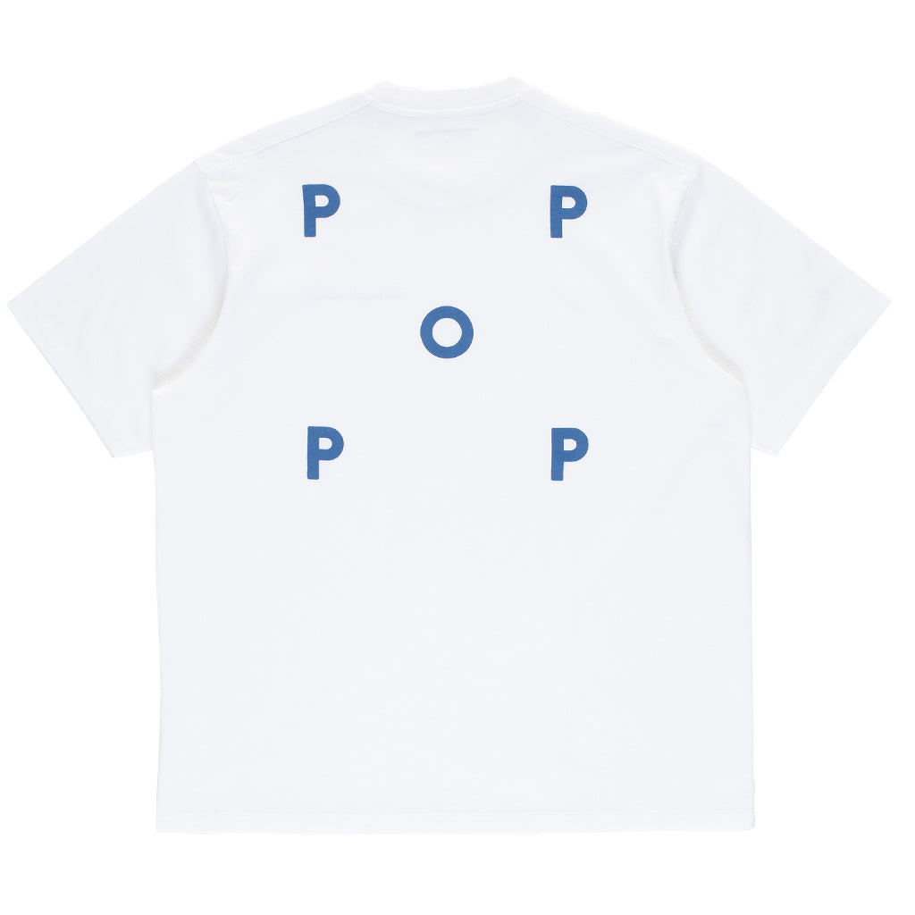 Pop_Trading-Company_T-Shirt_Pop-Logo_White_DutchBlue_1