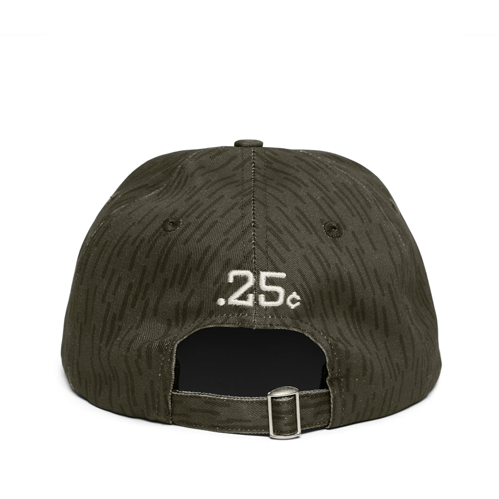 Quartersnacks Cap "Arch" olive raindrop