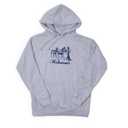 Robotron Hoodie "Deer" heather grey