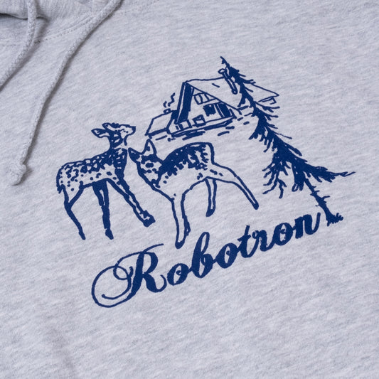 Robotron Hoodie "Deer" heather grey