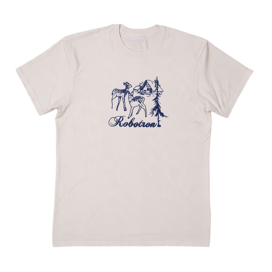 Robotron T-Shirt "Deer" natural white