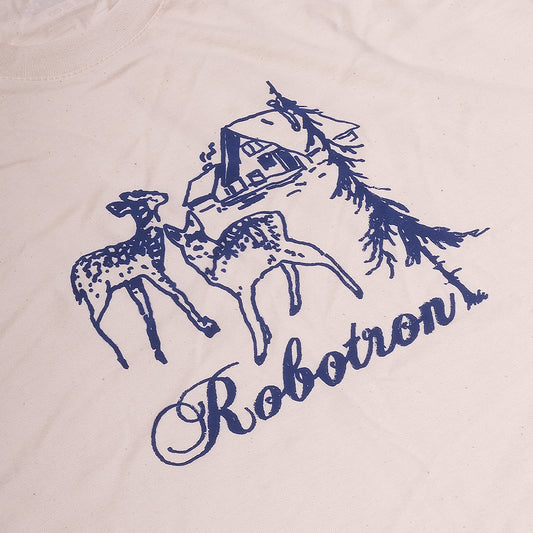 Robotron T-Shirt "Deer" natural white