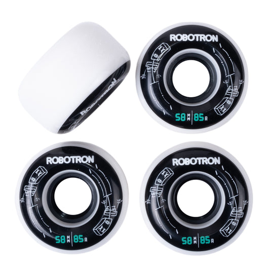 Robotron "Skeletron" Cruiser Wheels white 58mm
