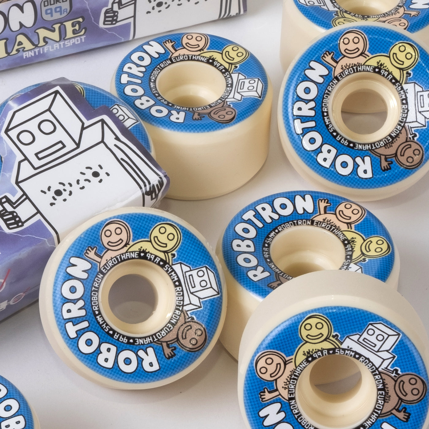 Robotron Eurothane Wheels Made in Europe Conical Full Shape 99A