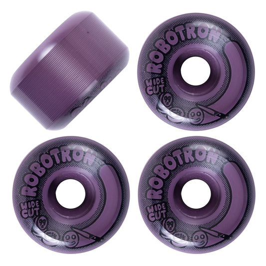 Robotron Wide Cut Full Dipped wheels in dark violet