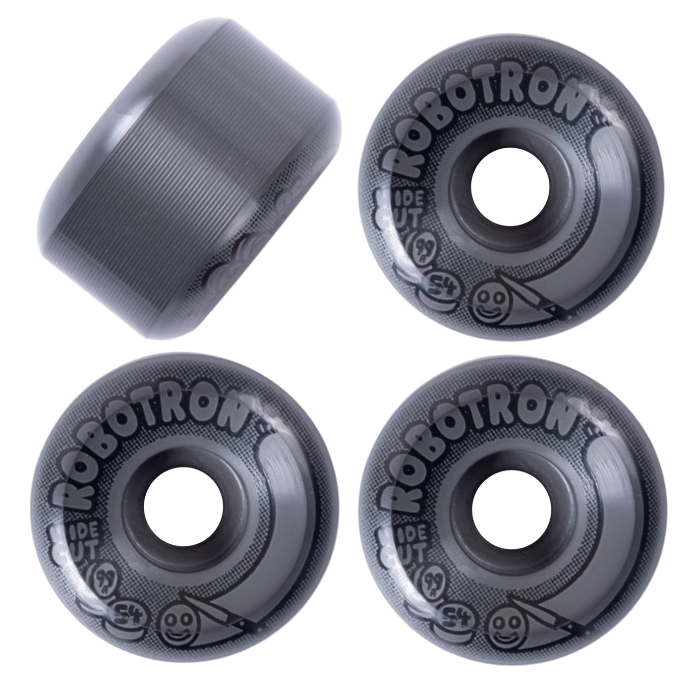 Robotron Wide Cut Full Dipped wheels washed black