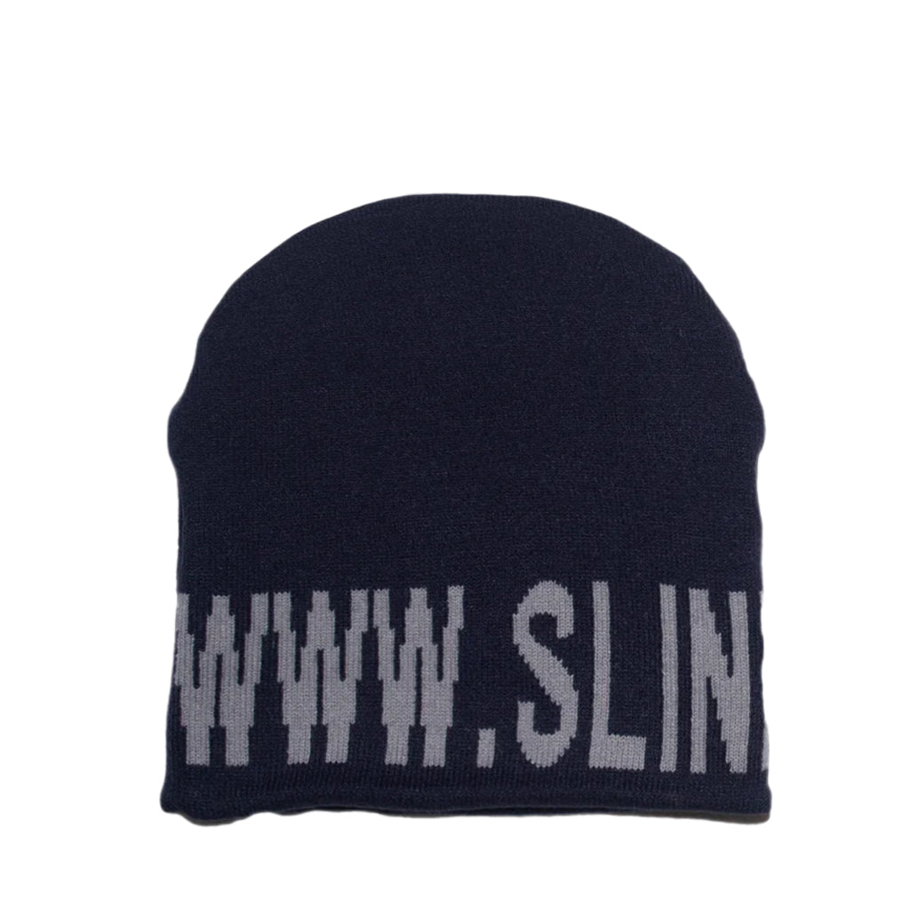 Slinky.2020 ビーニー SLINKY 2020 • NY Reversible Skull Beanie - Navy Black • 兩面穿戴