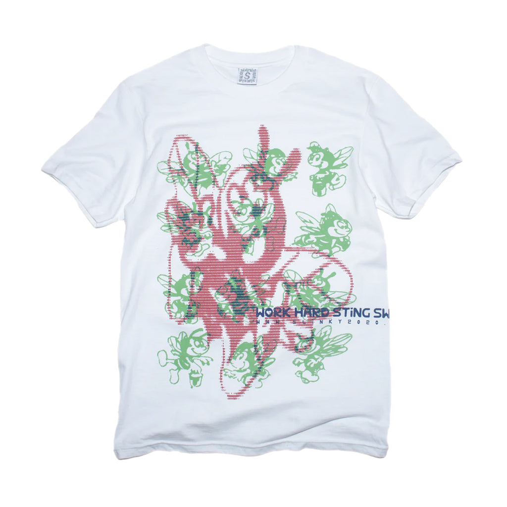 Slinky 2020 T-Shirt "Work Hard Sting Sweet" white