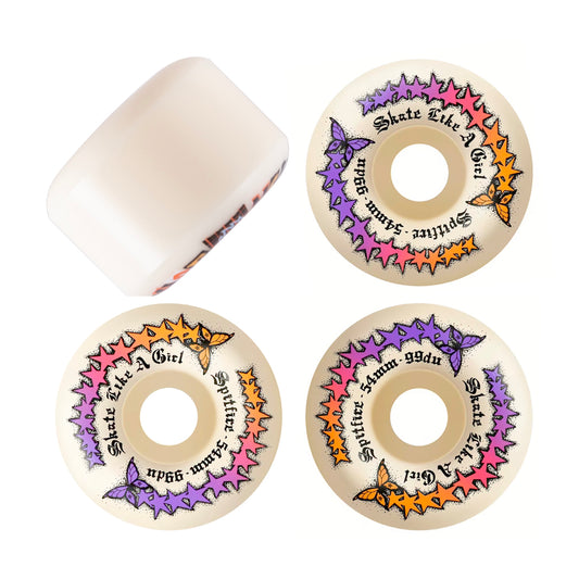 Spitfire Formula 4 "Skate Like A Girl" Radial Full Wheels