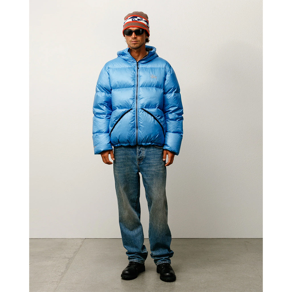 Stüssy Jacket "Micro Ripstop Down Parka" sky blue