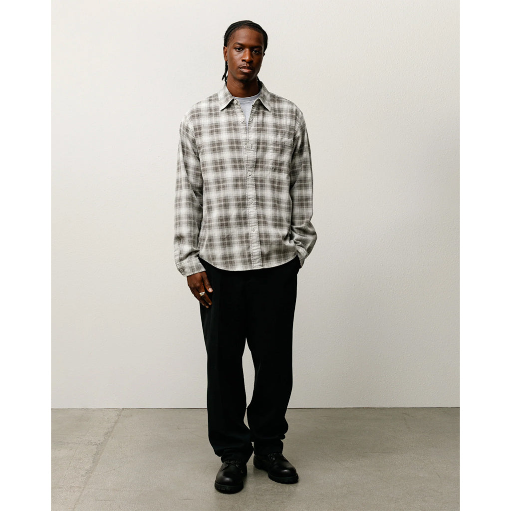 Stüssy - Shirt - Dax Plaid - brown – Pivot Skateshop