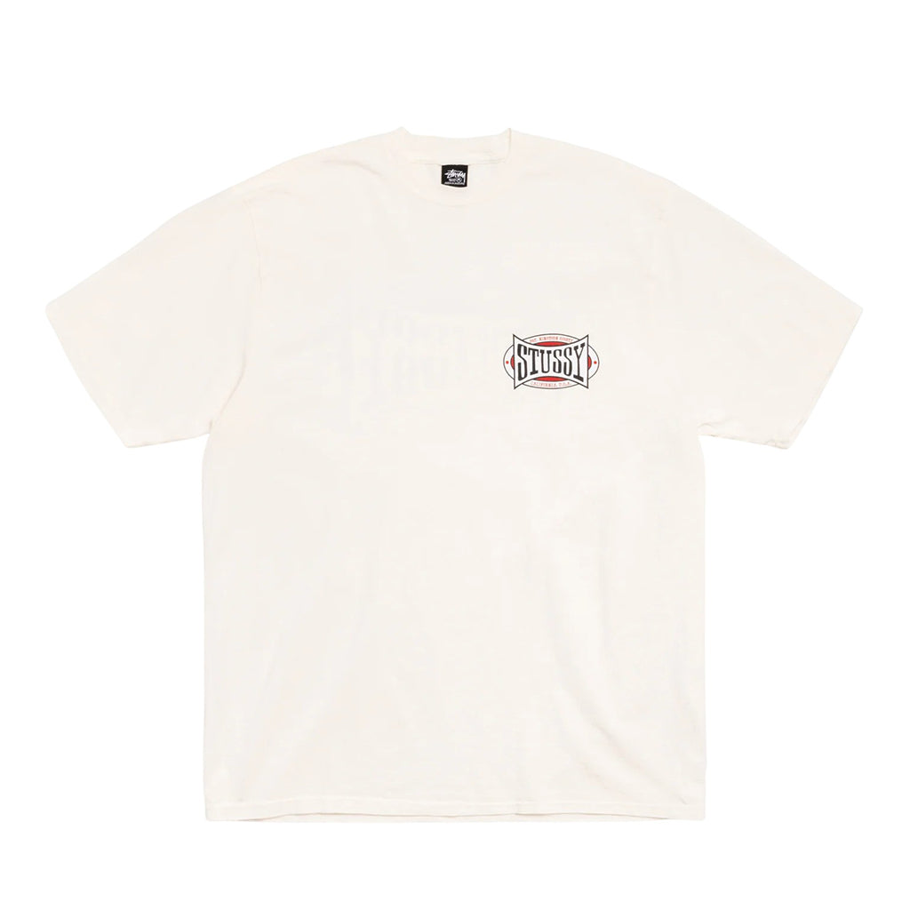 Stüssy T-Shirt "Champion Oval Pigment dyed" natural