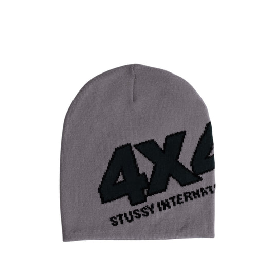 Stüssy Beanie "4x4 Skullcap" grey
