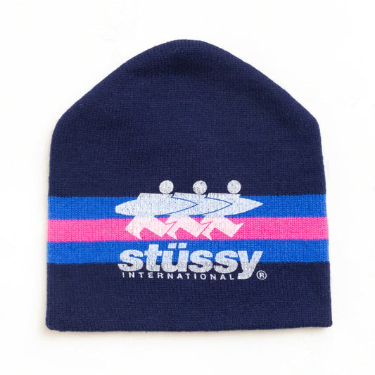 Stüssy Beanie "Stripe Ski" navy