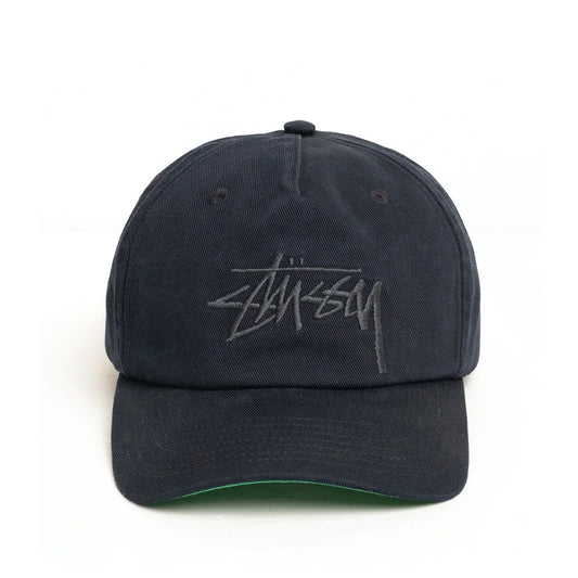 Stüssy Cap "Big Stock Mid Depth" navy eclipse